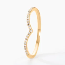 Bague Dounia Or Jaune Oxyde De Zirconium
