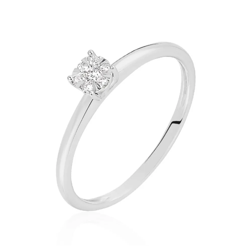 Bague Dream Or Blanc Diamant