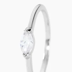 Bague Eclat D'Aurore Argent Blanc Oxyde De Zirconium