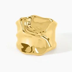 Bague Ecorsia Acier Jaune