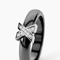 Bague Edwin Argent Blanc Oxyde De Zirconium
