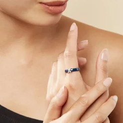 Bague Edwin Argent Blanc Céramique Oxyde
