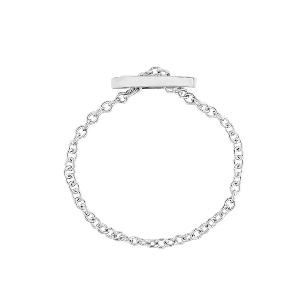 Bague Eliza Argent Blanc Oxyde De Zirconium