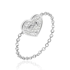 Bague Eliza Argent Blanc Oxyde De Zirconium