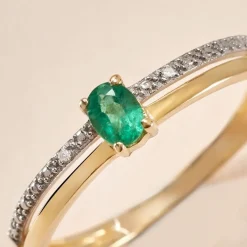 Bague Emeald Is The New Black Or Jaune Emeraude Diamant