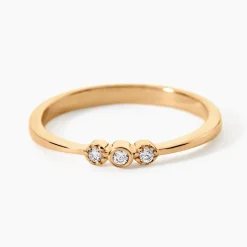Bague Emerica Plaqué Or Jaune Oxyde De Zirconium