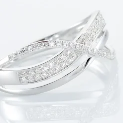 Bague Emilie Or Blanc Diamant