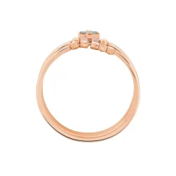 Bague Enia Argent Rose Oxyde De Zirconium