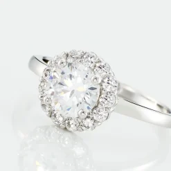 Bague Eternite Argent Blanc Oxyde De Zirconium