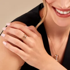Bague Eva Acier Jaune