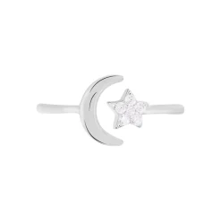 Bague Feeria Argent Blanc Oxyde De Zirconium