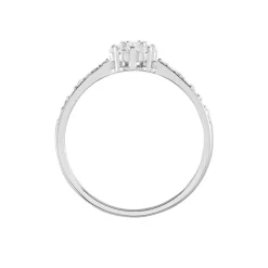 Bague Firmin Argent Blanc Oxyde De Zirconium