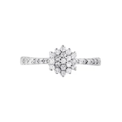 Bague Garoune Argent Blanc Oxyde De Zirconium