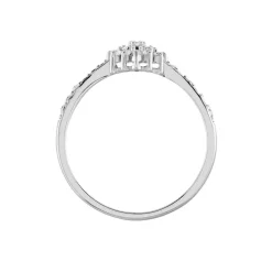 Bague Garoune Argent Blanc Oxyde De Zirconium
