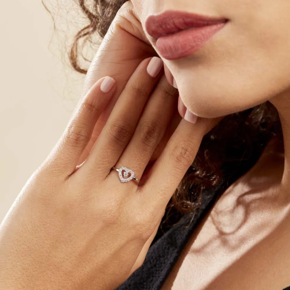 Bague Gautiere Argent Oxyde De Zirconium