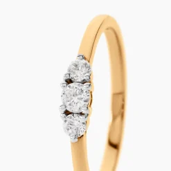 Bague Georgia Plaqué Or Jaune Oxyde De Zirconium