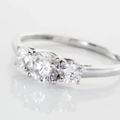 Bague Habib Or Blanc Oxyde