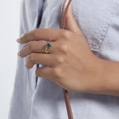 Bague Habib Or Blanc Oxyde