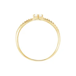 Bague Harmonia Or Jaune Oxyde De Zirconium