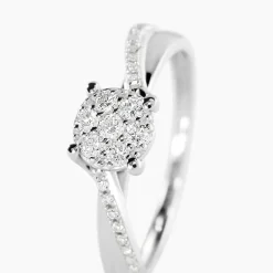 Bague Hebe Or Blanc Diamant