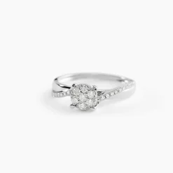 Bague Hebe Or Blanc Diamant