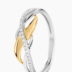 Bague Helene Or Bicolore Diamant