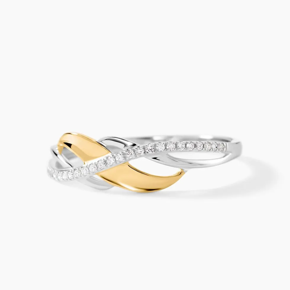 Bague Helene Or Bicolore Diamant