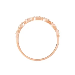 Bague Hestia Or Rose Oxyde De Zirconium