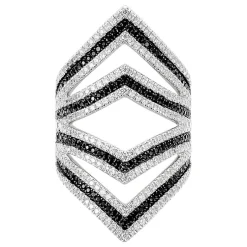 Bague Iluna Argent Blanc Oxyde De Zirconium