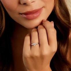 Bague Iris Platine Blanc Diamant