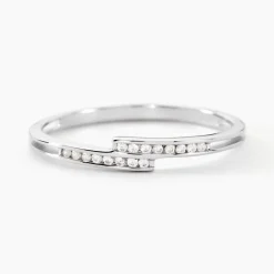 Bague Iryna Argent Blanc Oxyde De Zirconium