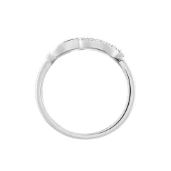 Bague Isabel Argent Blanc Oxyde De Zirconium