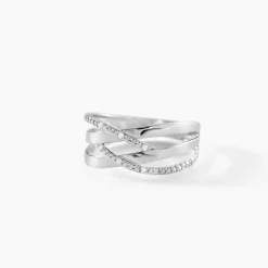 Bague Joassine Or Blanc Diamant