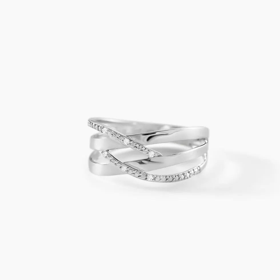 Bague Joassine Or Blanc Diamant