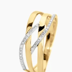 Bague Joassine Or Jaune Diamant