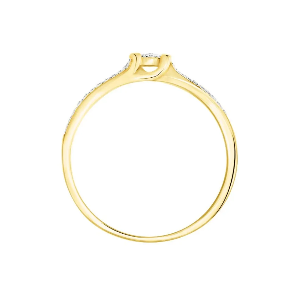 Bague Josane Or Jaune Diamant