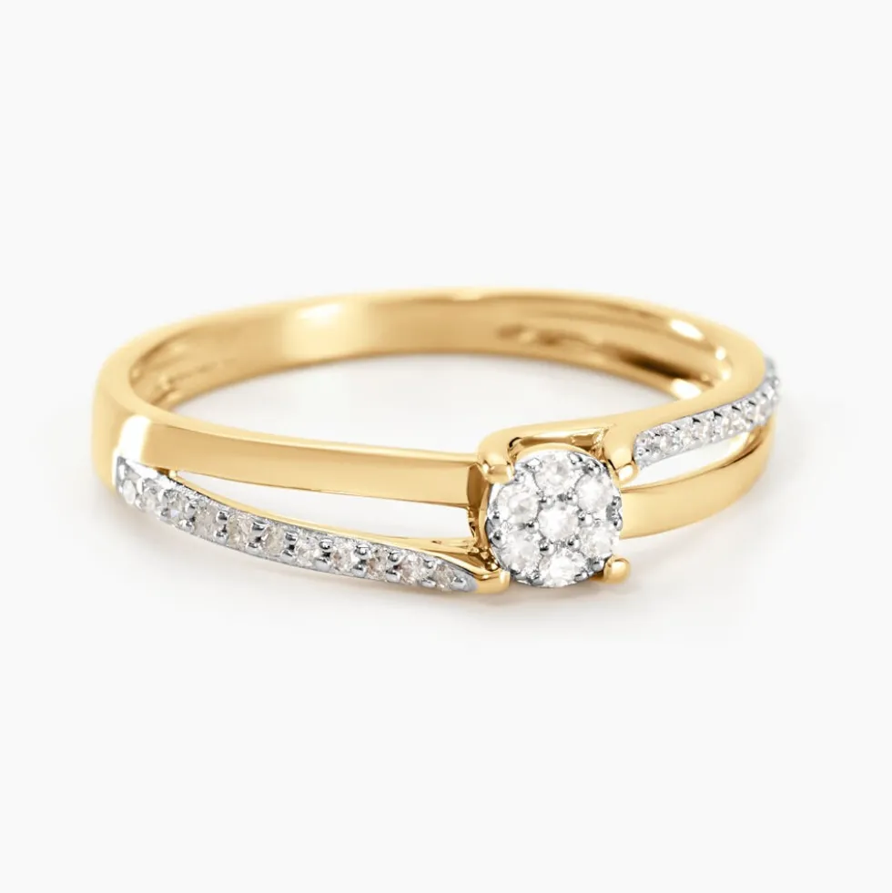 Bague Josane Or Jaune Diamant