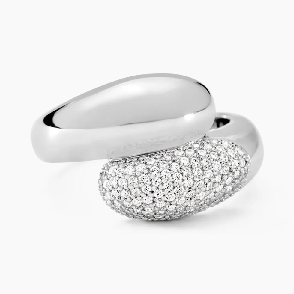 Bague Josyne Argent Blanc Oxyde De Zirconium