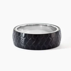 Bague Jourdan Jakab Acier Gris