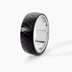 Bague Jourdan Jakab Acier Gris