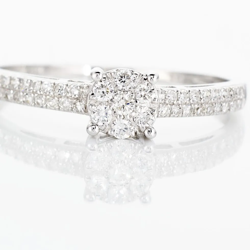 Bague Julia Or Blanc Diamant