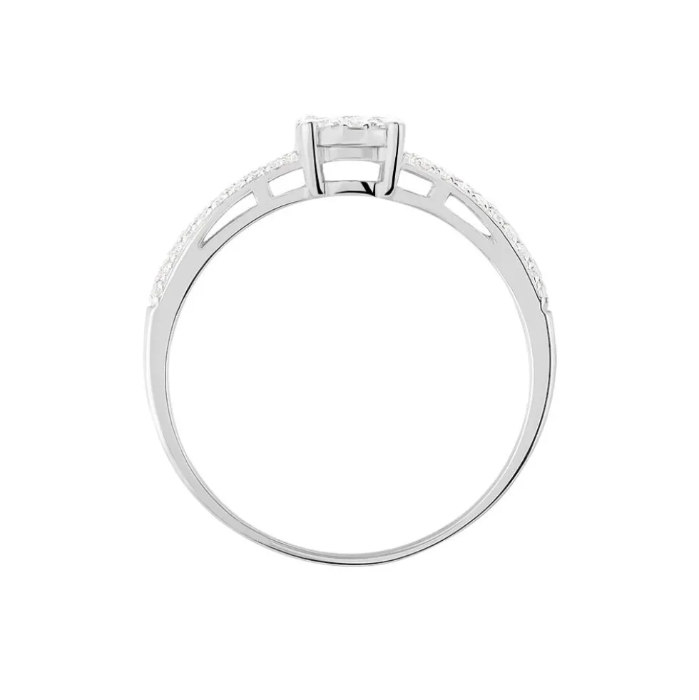 Bague Julia Or Blanc Diamant