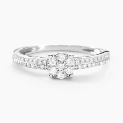 Bague Julia Or Blanc Diamant