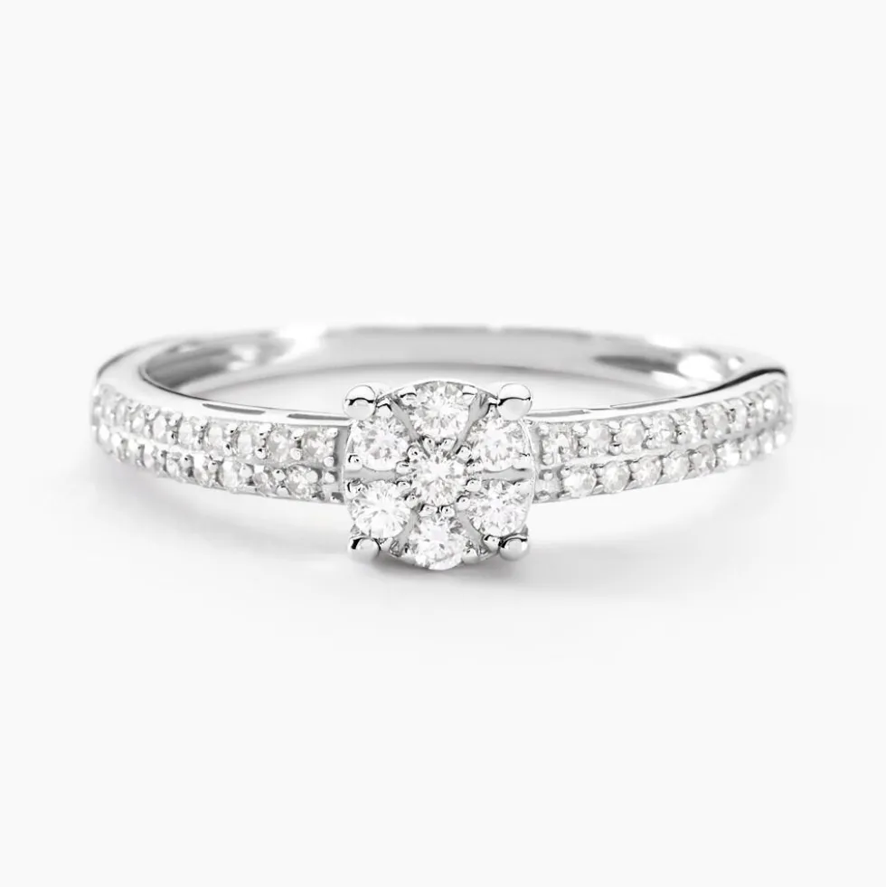 Bague Julia Or Blanc Diamant