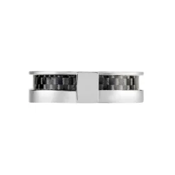 Bague Karly Acier Blanc
