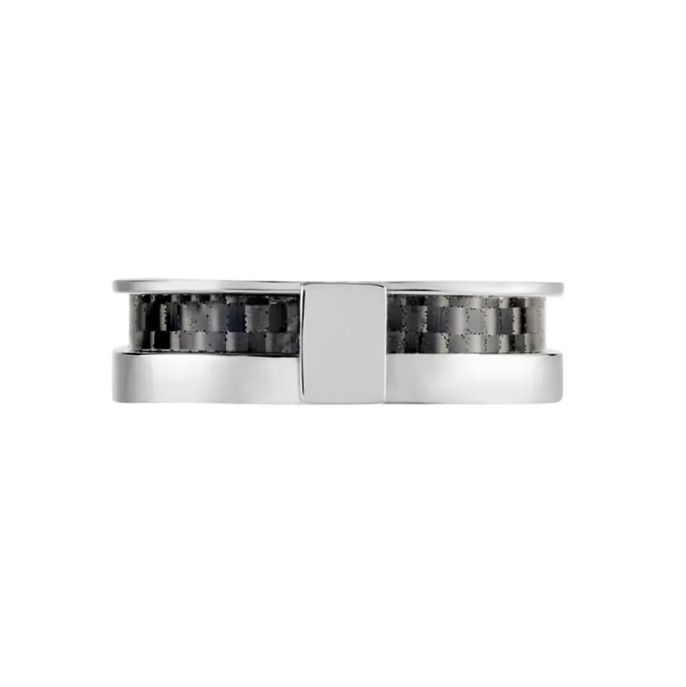 Bague Karly Acier Blanc