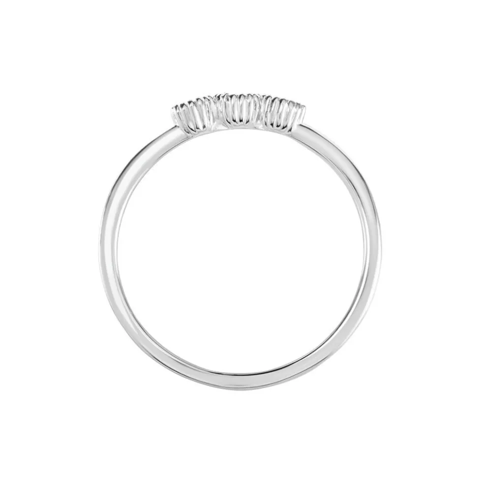 Bague Kasey Argent Blanc Oxyde De Zirconium