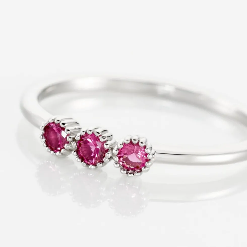 Bague Kasey Argent Blanc Oxyde De Zirconium