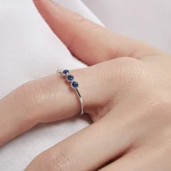 Bague Kasey Argent Blanc Oxyde De Zirconium