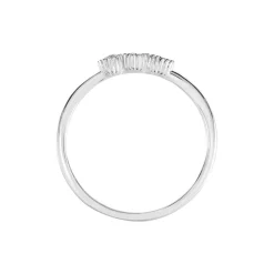 Bague Kasey Argent Blanc Oxyde De Zirconium